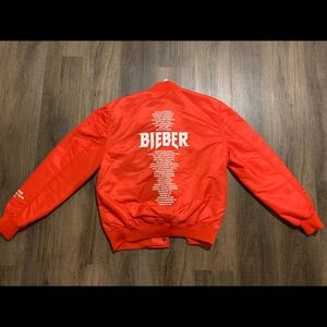 Brand New H&M/Bieber 2017 Tour Jacket, Size L